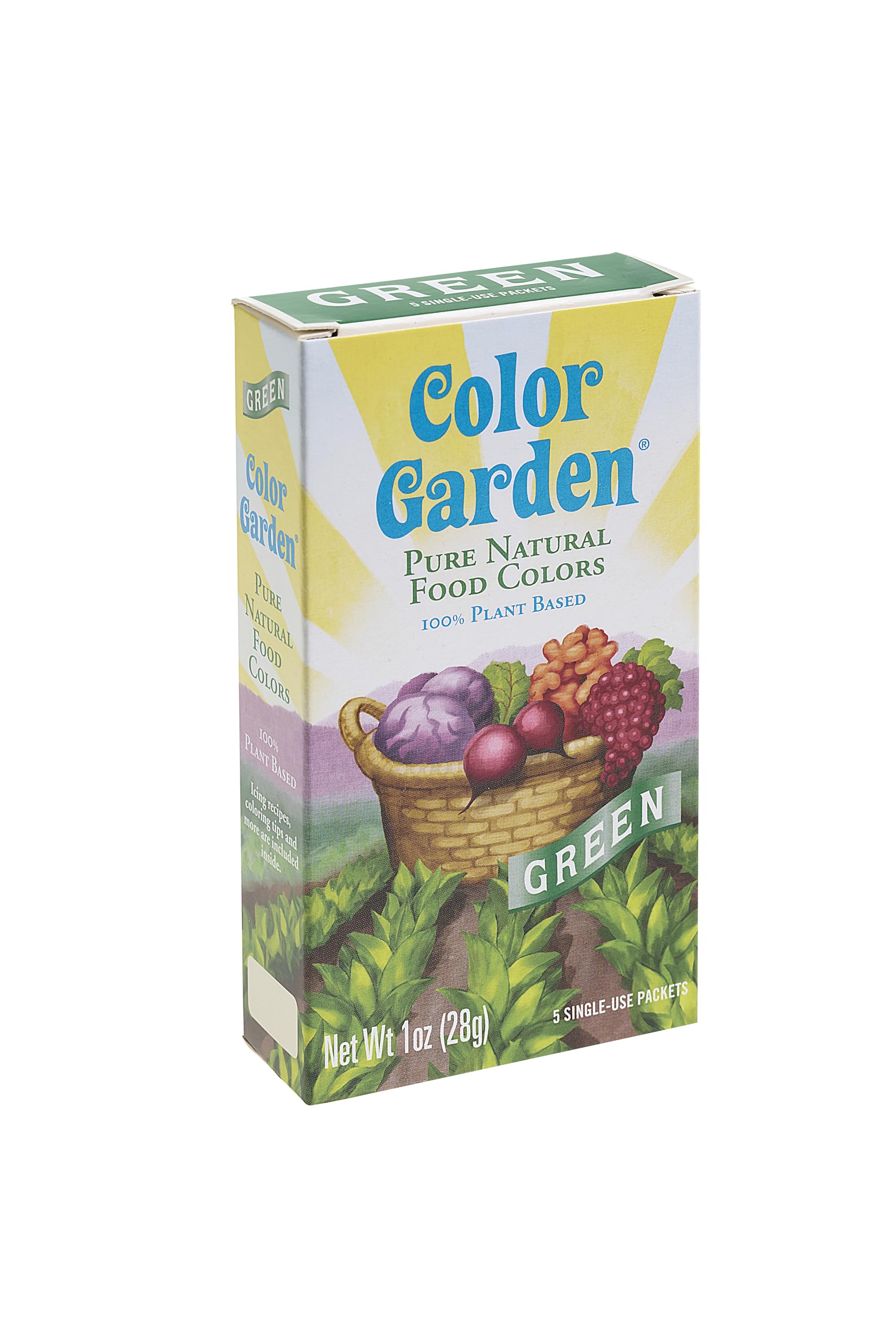 box of color garden green food color