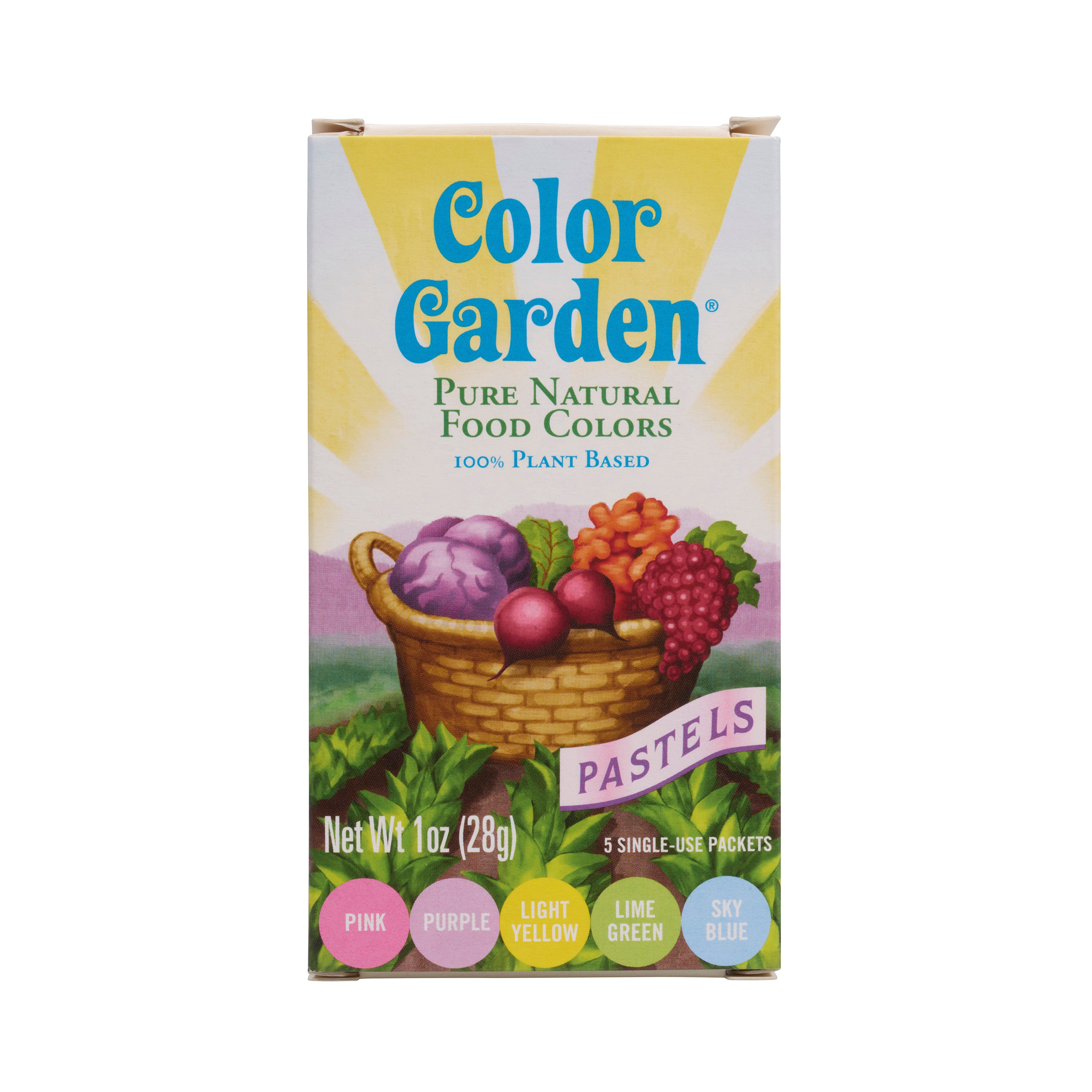 box of color garden pastels colors
