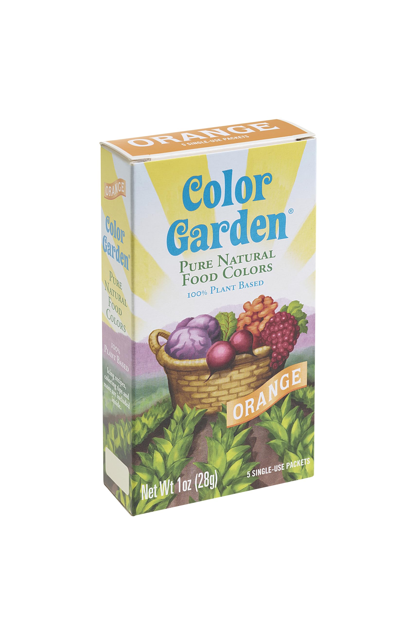 box of color garden orange food colors