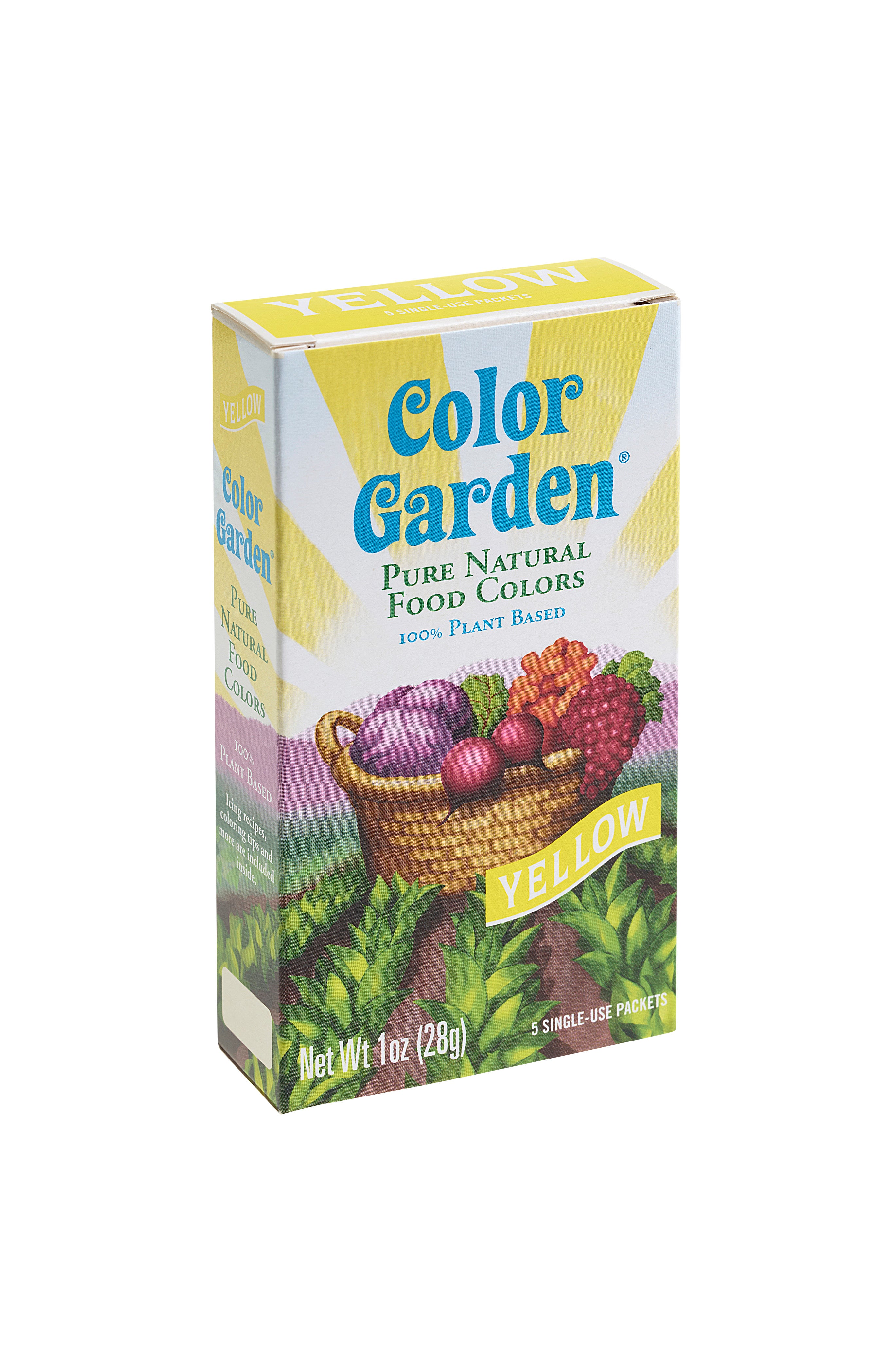 Box of Color Garden yellow food colors
