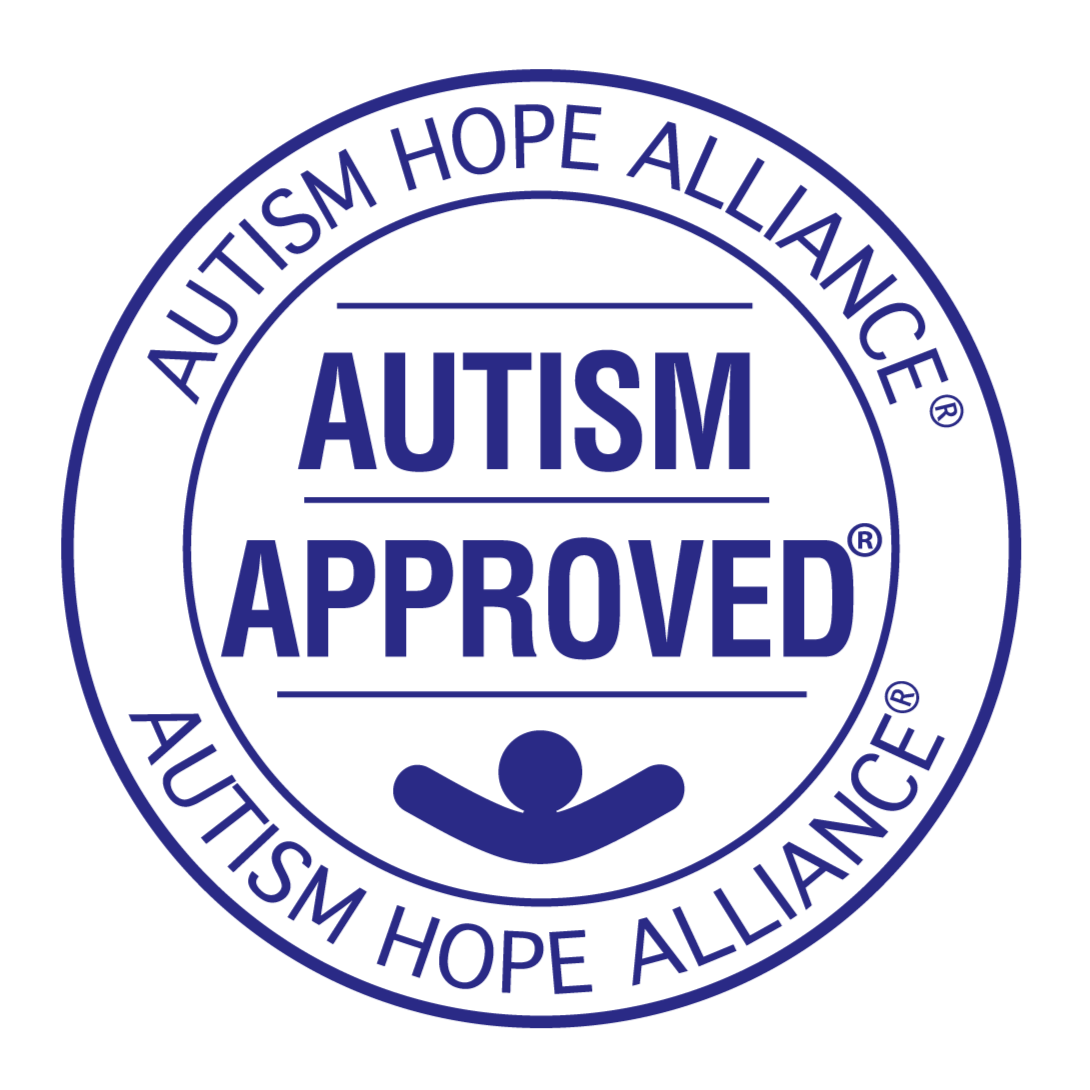 Autism Hope Alliance Autism Approved logo on a white background