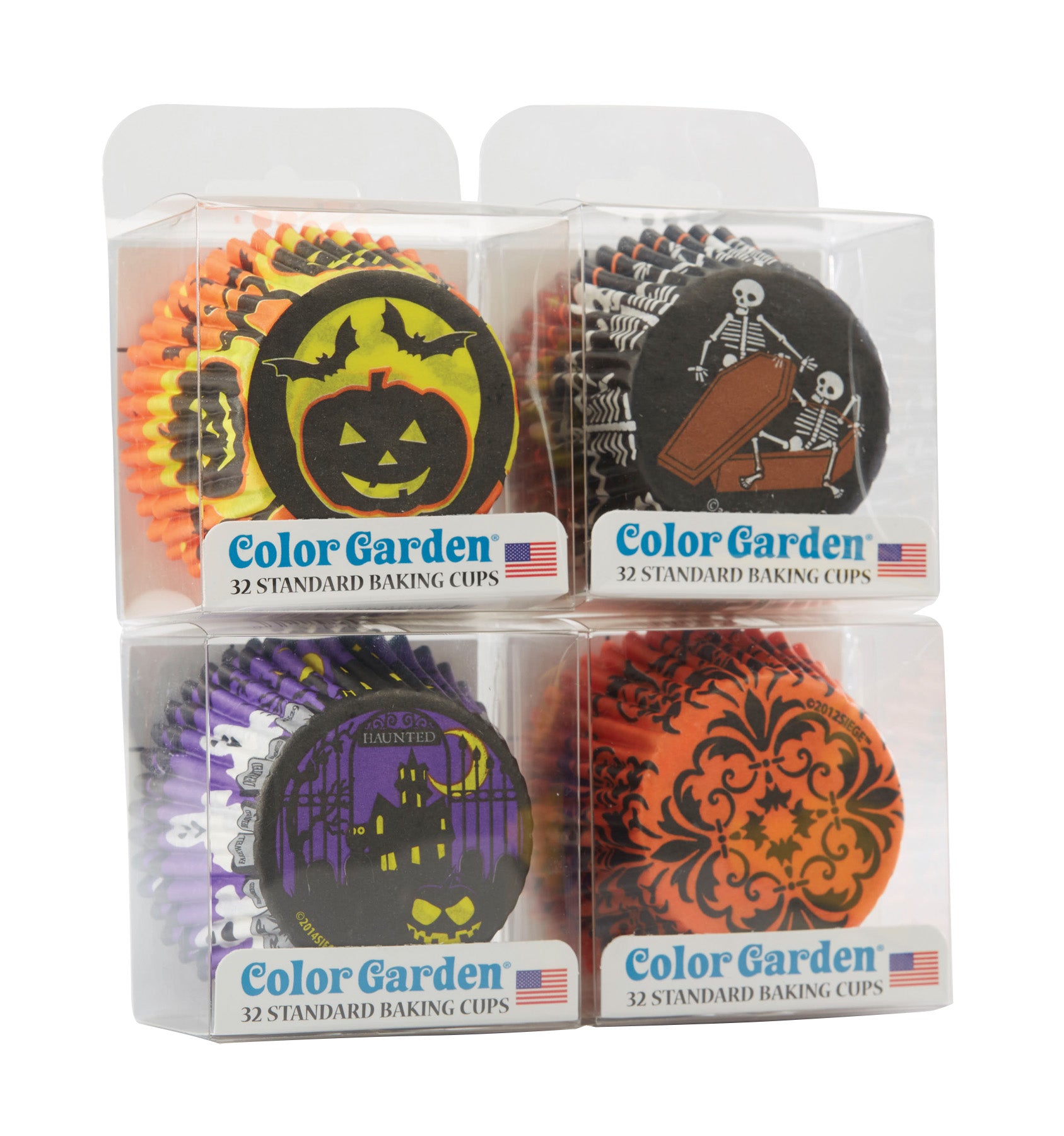 halloween-themed baking cups