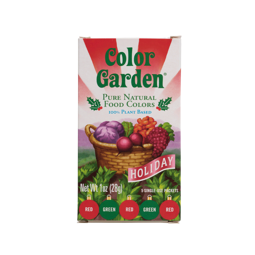 animation of fruits and vegetables and color garden box