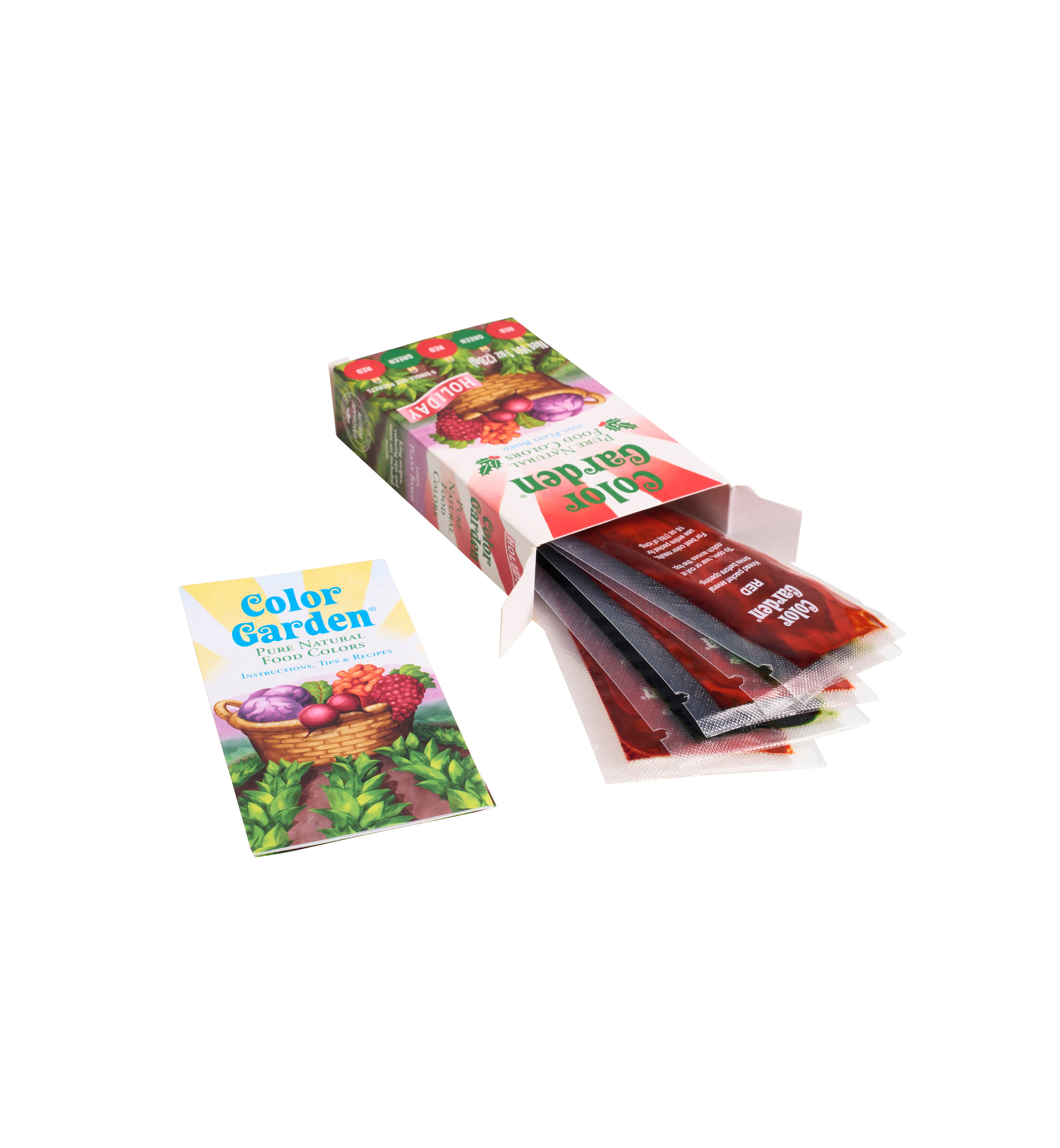 open box of color garden holiday color