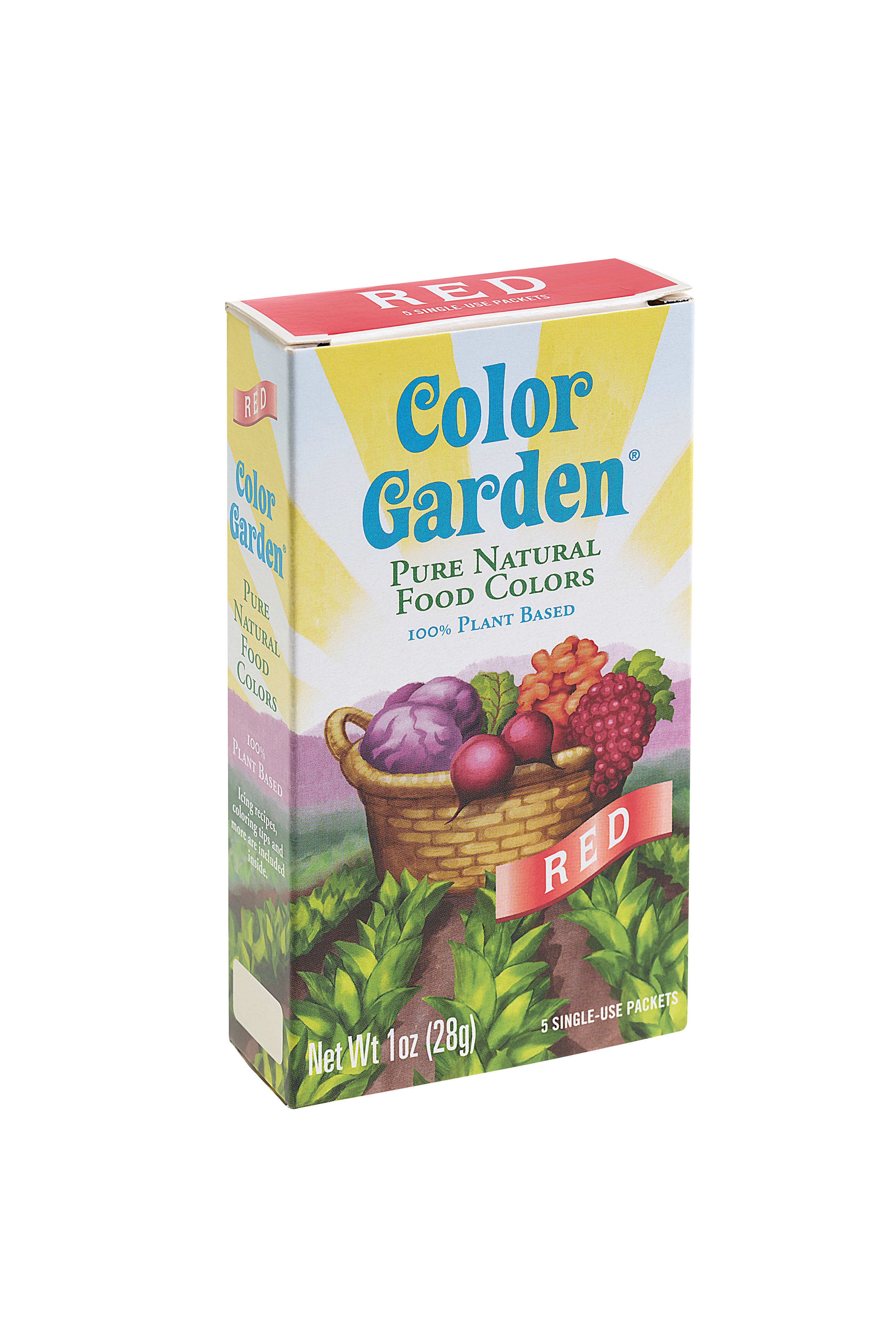 box of color red food colors