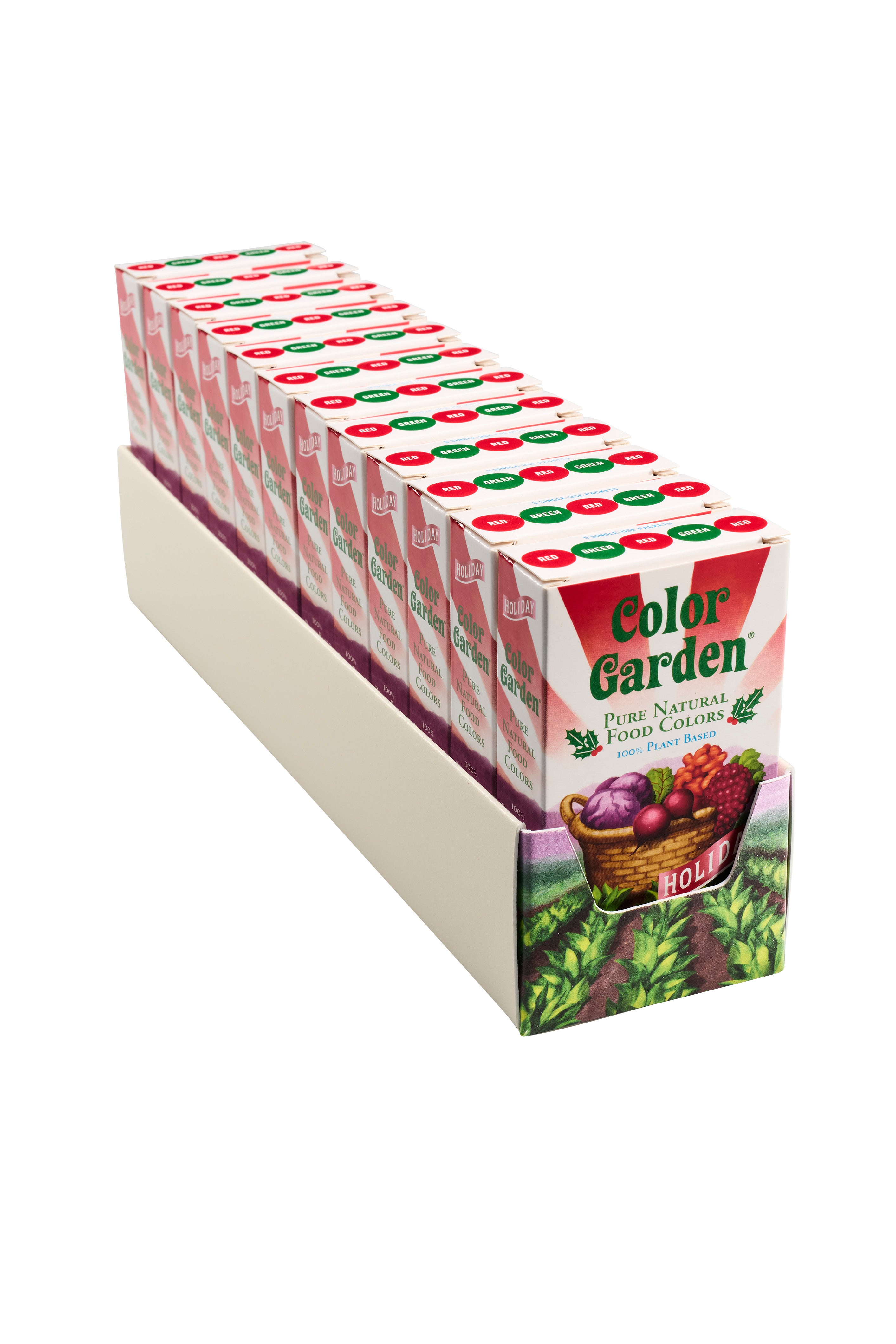 Case of 12 Color Garden Holiday boxes