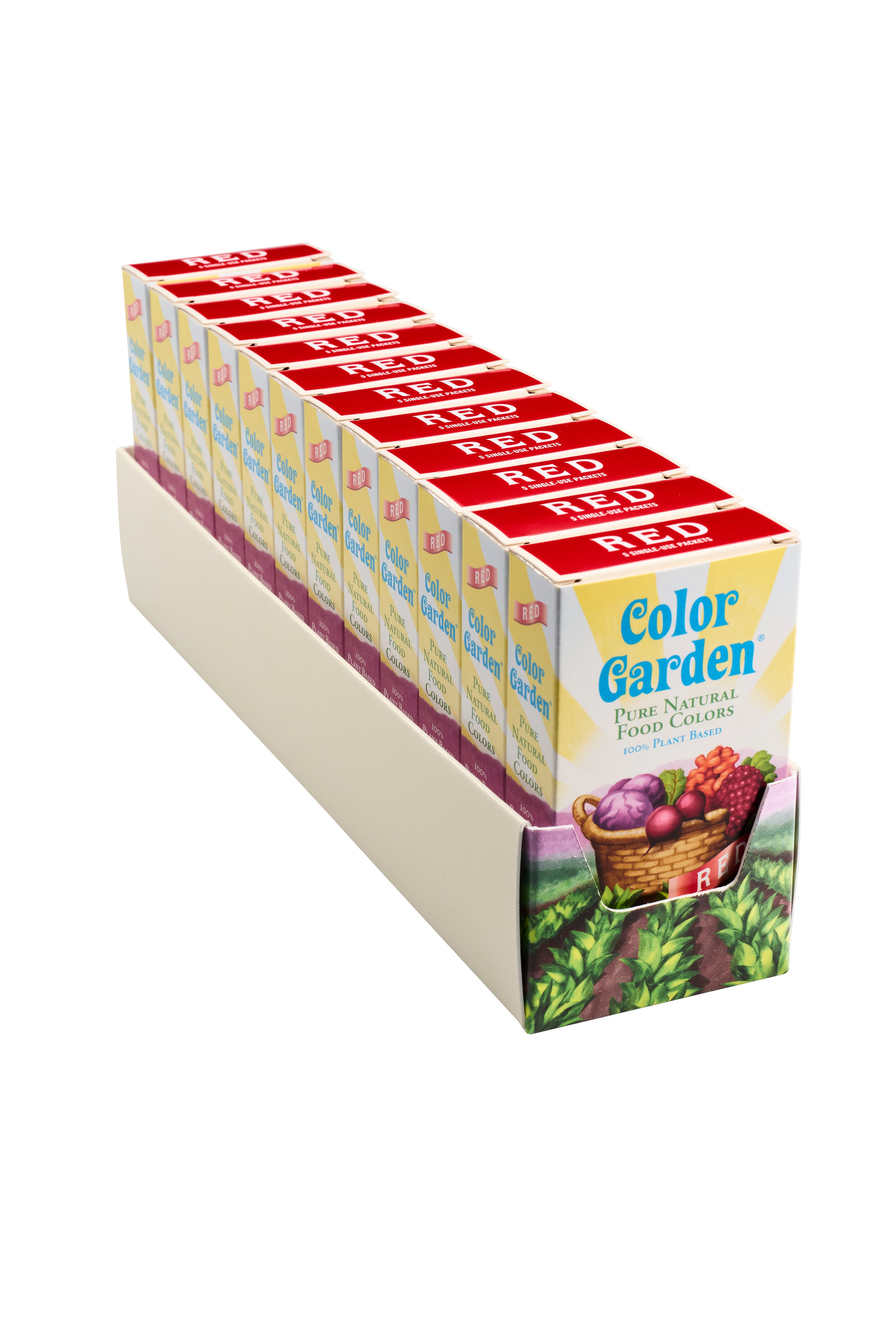 case of Color Garden Red colors