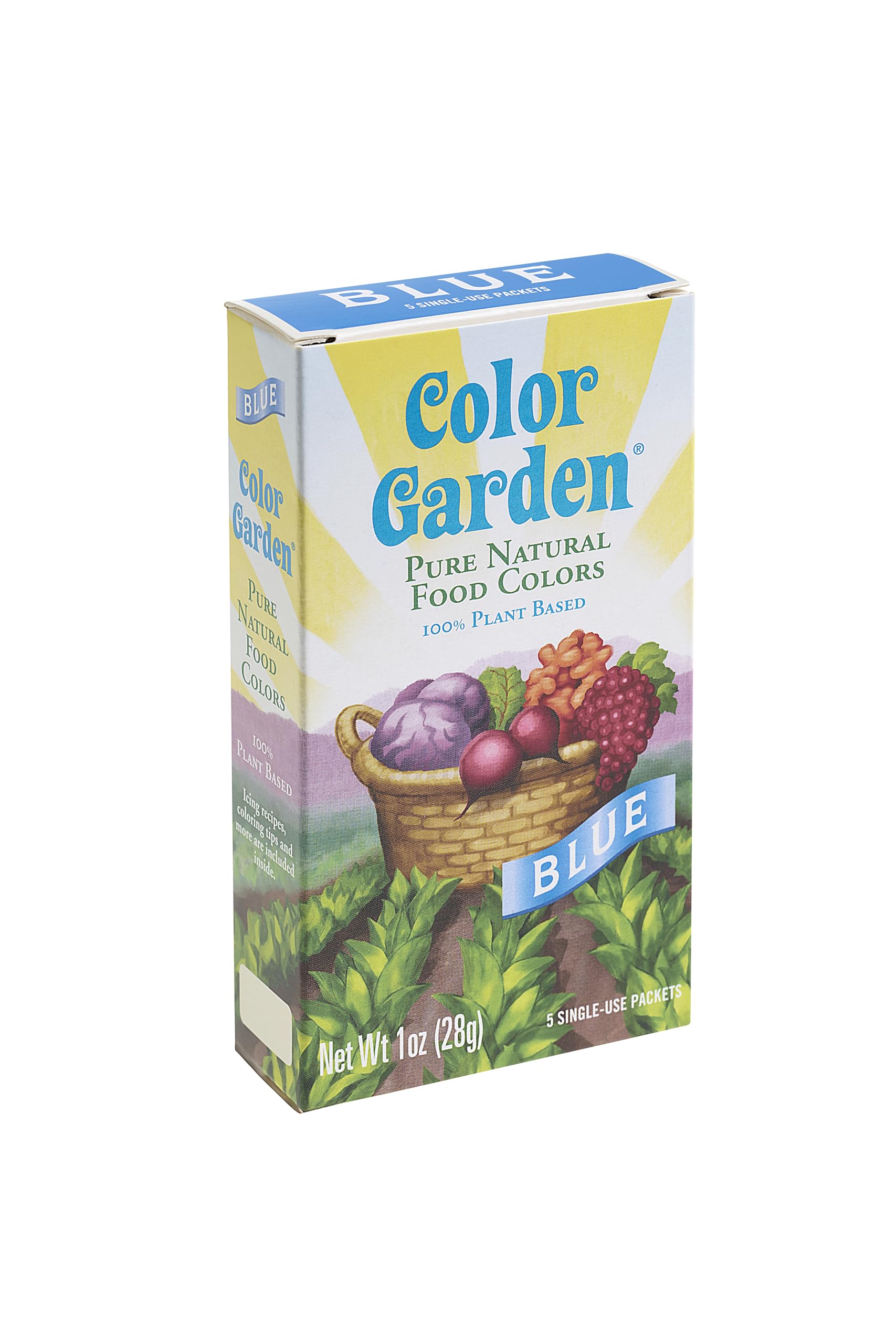 box of color garden blue food colors