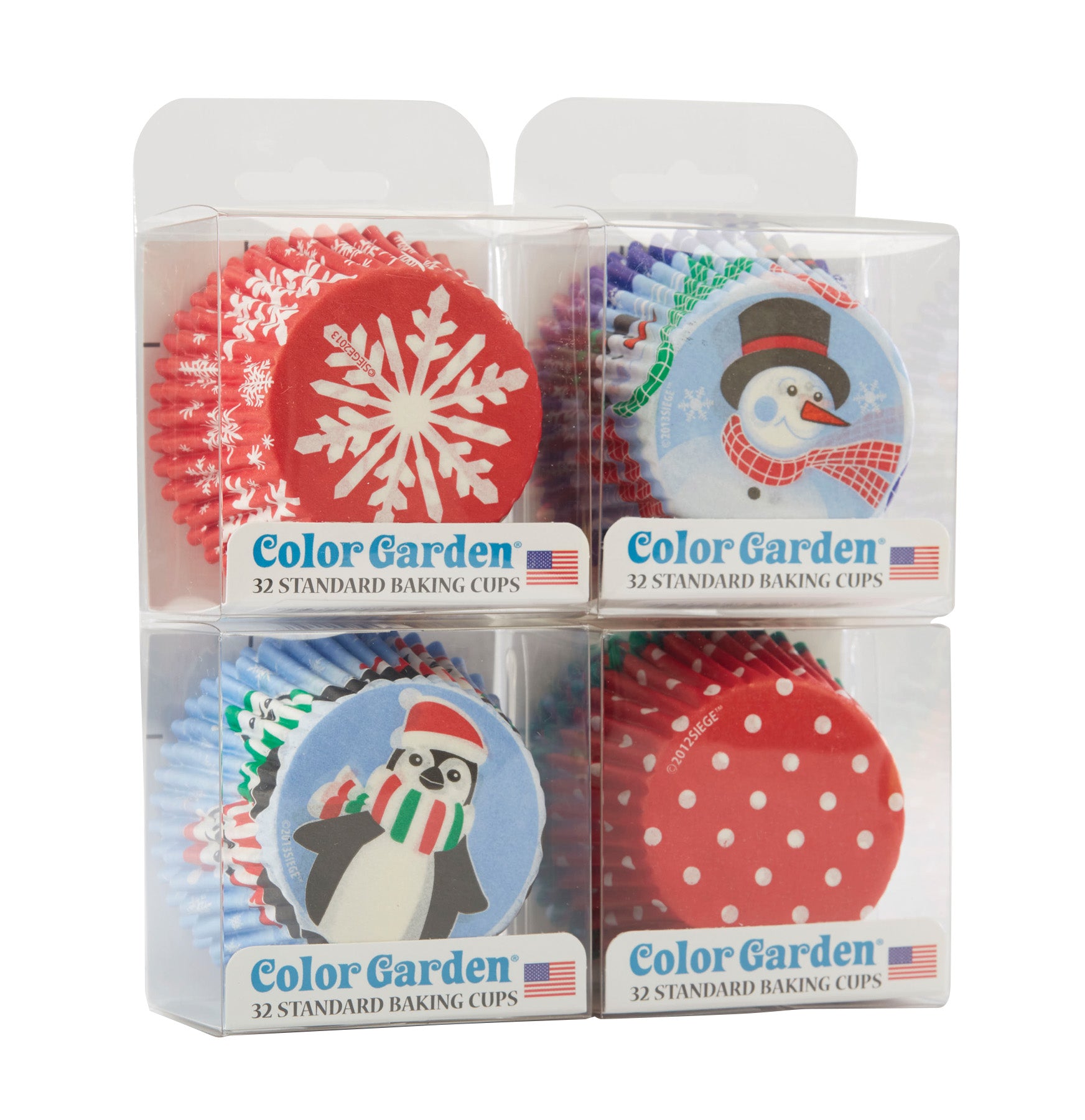 holiday-themed baking cups