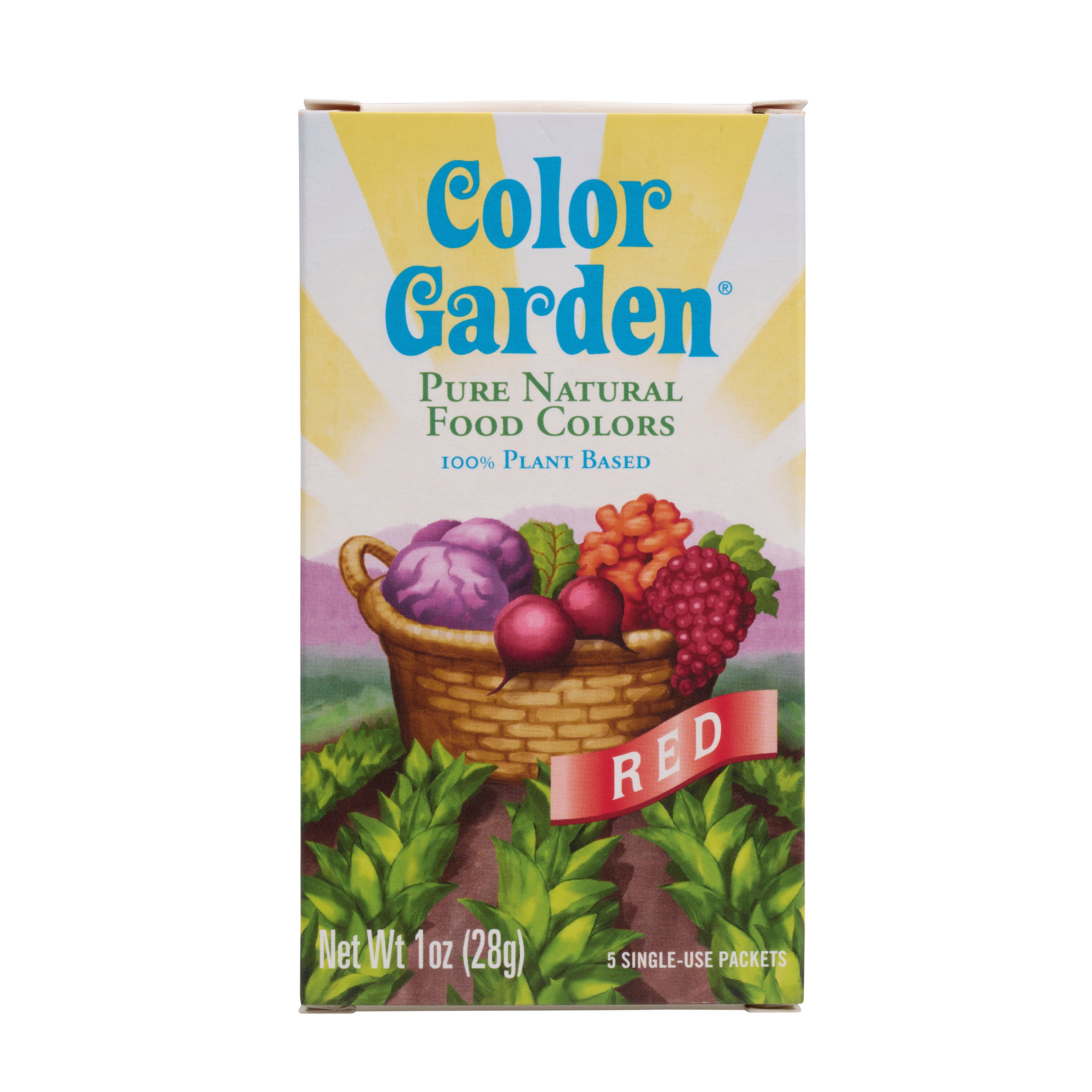 box of color garden red color